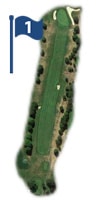 Bellport Golf Club Hole #1 Aerial View